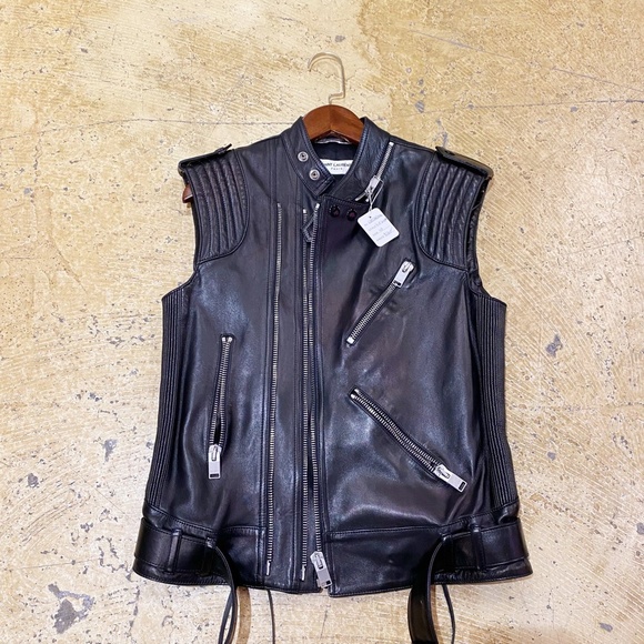 Saint Laurent Lamb Skin Vest - Picture 6 of 10